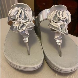 Fit flop shoes silver/gray